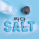 韓国語で「しょっぱい/塩辛い」とは?【짜다】意味を勉強しよう!