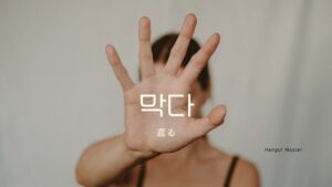 韓国語で「遮る」とは？【막다】意味を勉強しよう！