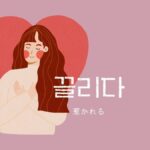 韓国語で「惹かれる」とは?【끌리다】意味を勉強しよう!