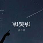 韓国語で「流れ星」とは？【별똥별】意味と活用法