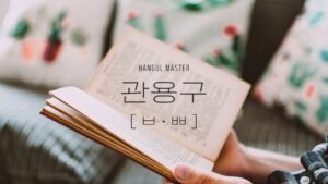 韓国の中級慣用句（子音ㅂ・ㅃ 97選）まとめました