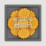 韓国語の初級慣用句 50選 [ハン検4・5級レベル]