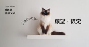 韓国語の願望・仮定「~だったら/かったら」-았/었으면