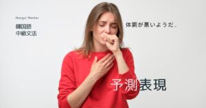 韓国語で「~するようだ」とは? -(으)ㄴ/는/(으)ㄹ 모양이다